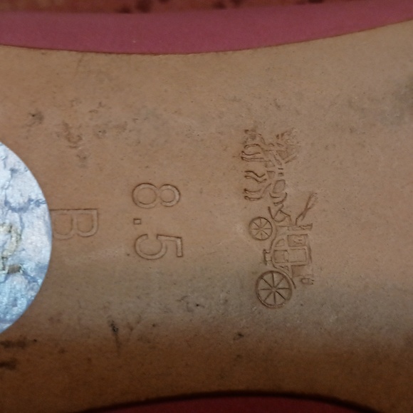COACH Leather Ballet flat 8.5 B - Picture 9 of 9